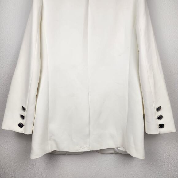 Retrofete Cream Blazer Size Small Single Breasted Fully Lined - Picture 6 of 12
